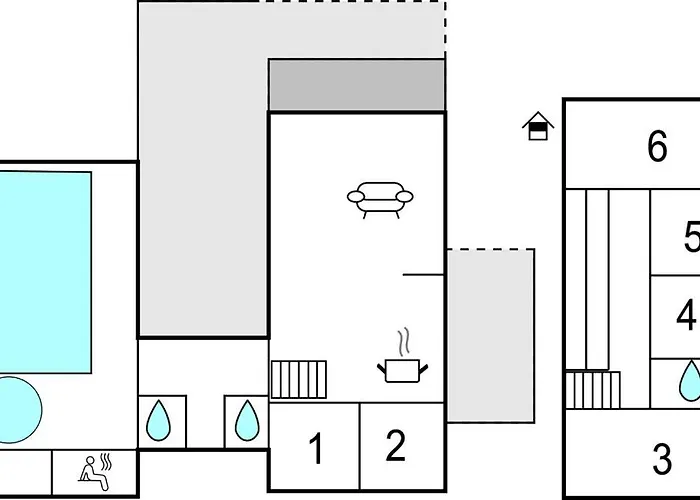 Σπίτι διακοπών Lovely In Romo With Sauna